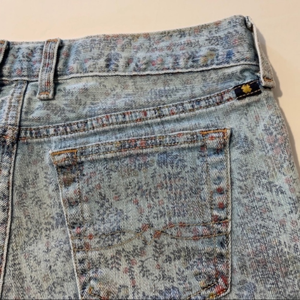 Lucky Brand Riley Floral Print Jean Shorts - Picture 6 of 8